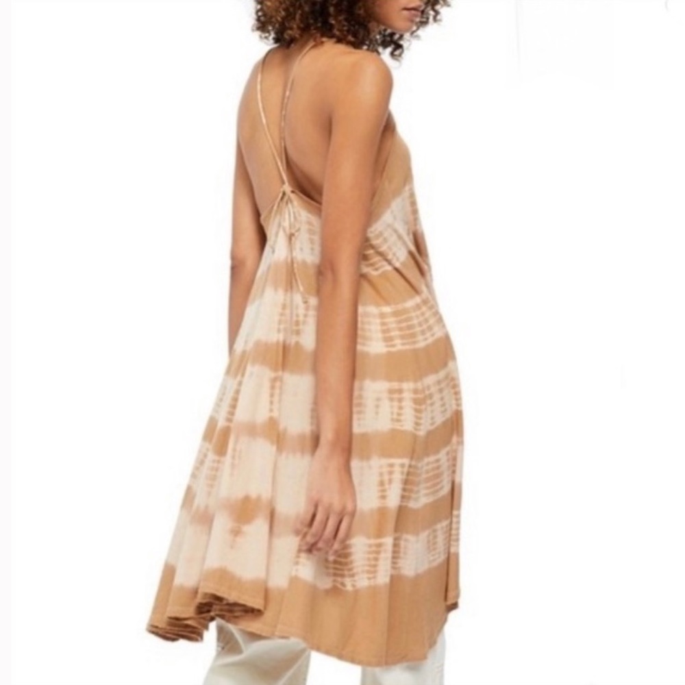 Free People Seashell Tie Dye Tunic Sand XS
